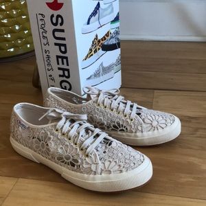 superga macrame beige